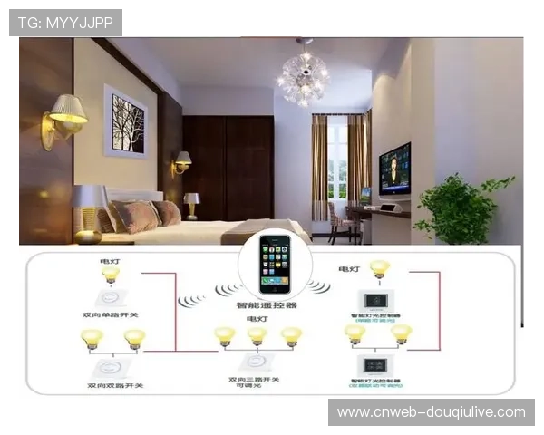 智能照明系统同步赛场灯光变化增强家庭观赛氛围。